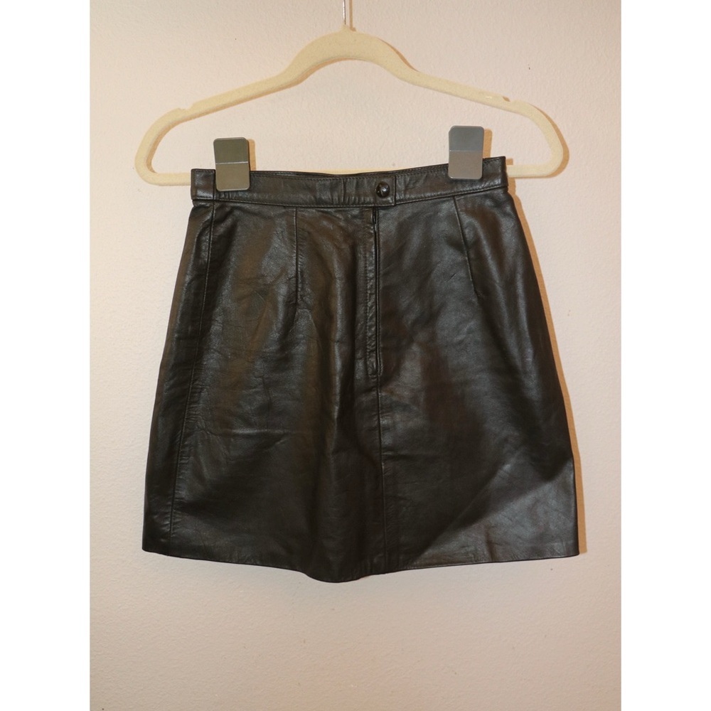 Marco Morani Vintage Leather Skirt